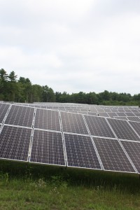 One of the solar installations that produces electricity for our community shared solar program.